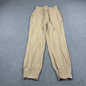 Lululemon Jogger‎ Womens 2 Beige Ready to Rulu High-Rise Pants Yoga Gym Workout